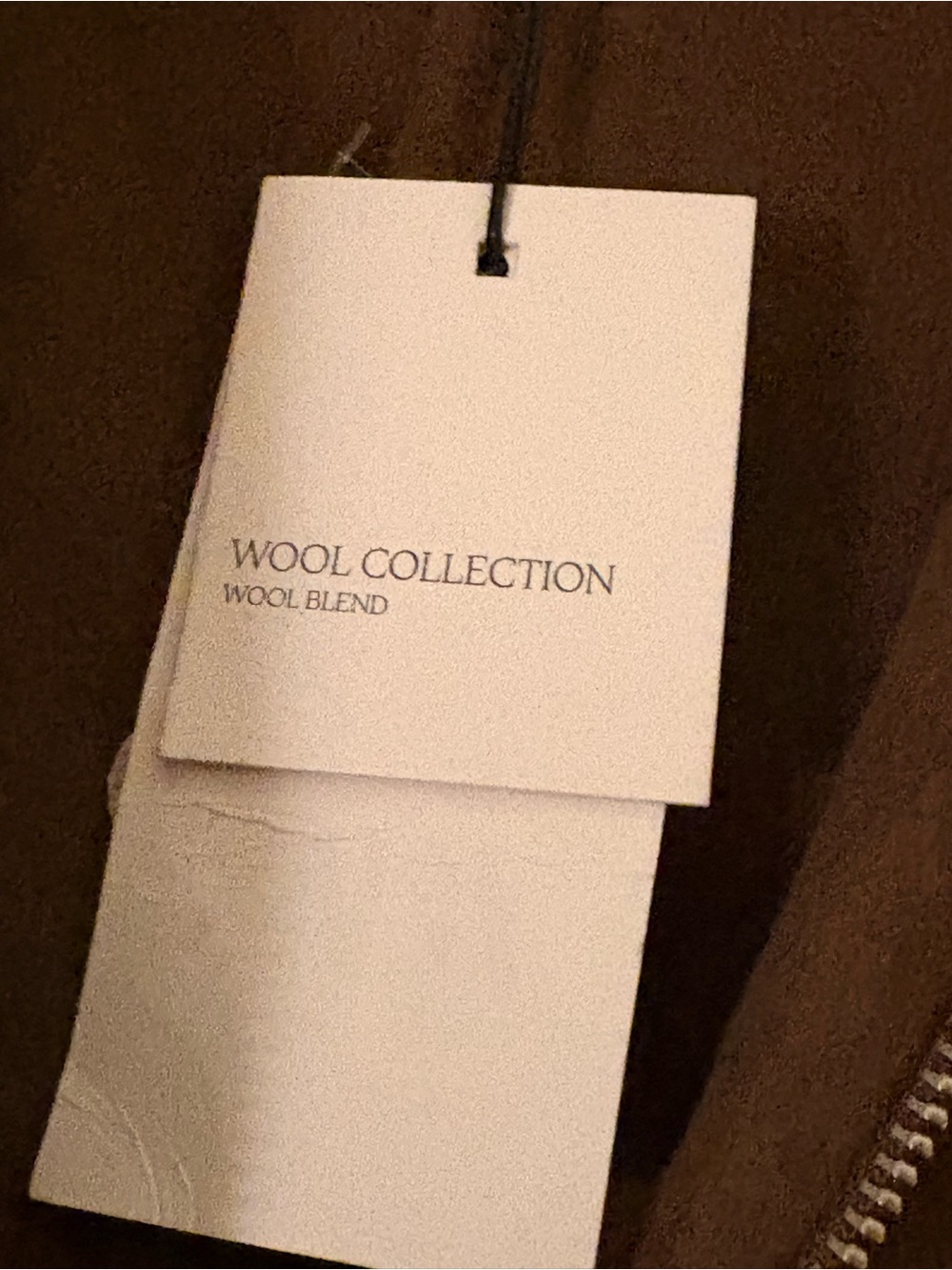 Nwt-Zara-Wool Collection-Zip Front Coat - Picture 4 of 6